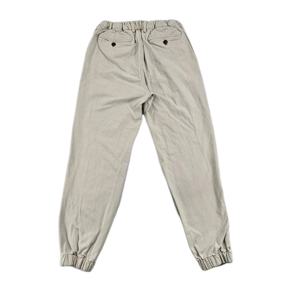 Brooks Brothers Jogger Chino Elastic Waist Drawstring Mens 30x30 beige Pant